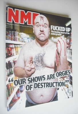 NME magazine - F*cked up cover (27 September 2008)