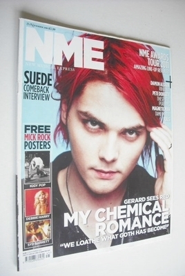 <!--2010-11-13-->NME magazine - Gerard Way cover (13 November 2010)