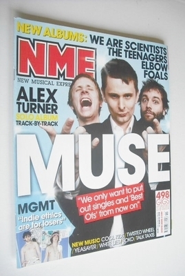 <!--2008-03-15-->NME magazine - Muse cover (15 March 2008)