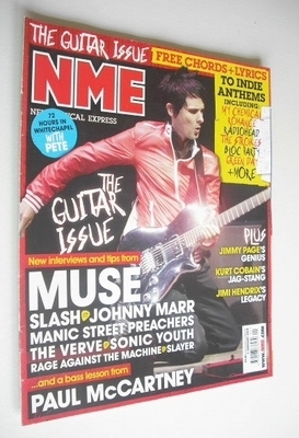 NME magazine - Matt Bellamy cover (5 January 2008)