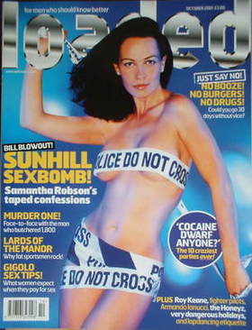 Loaded magazine - Samantha Robson cover (October 2001)