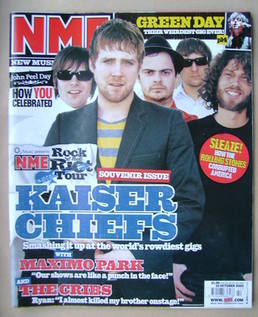 NME magazine - Kaiser Chiefs cover (22 October 2005)