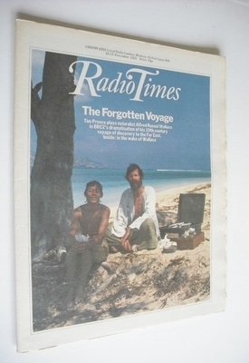 Radio Times magazine - The Forgotten Voyage cover (18-24 December 1982)