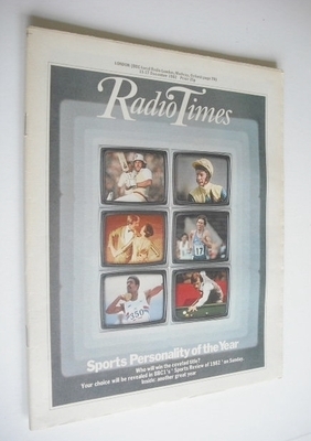 <!--1982-12-11-->Radio Times magazine - Sports Personality Of The Year cove