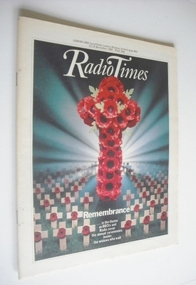 Radio Times magazine - Remembrance cover (13-19 November 1982)