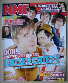 NME magazine - Kaiser Chiefs cover (6 August 2005)