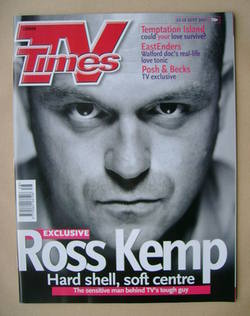TV Times magazine - Ross Kemp cover (22-28 September 2001)