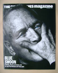 The Sunday Times magazine - Paul Newman cover (15 September 2002)