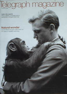 <!--2008-01-05-->Telegraph magazine - David Attenborough cover (5 January 2