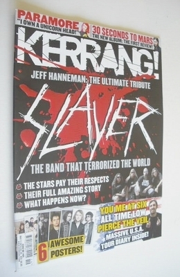 Kerrang magazine - Slayer cover (11 May 2013 - Issue 1465)