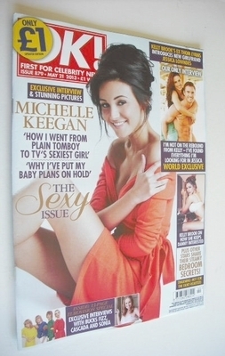 <!--2013-05-21-->OK! magazine - Michelle Keegan cover (21 May 2013 - Issue 