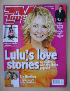 TV Times magazine - Lulu cover (18-24 May 2002)