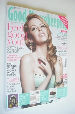 Good Housekeeping magazine - Kylie Minogue cover (April 2013)