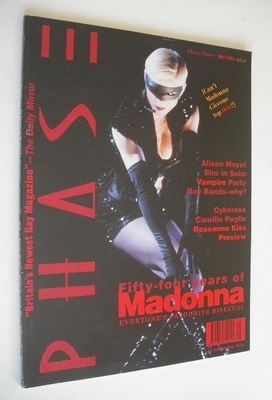 <!--1994-05-->Phase magazine - Madonna cover (May 1994 - Issue 3)