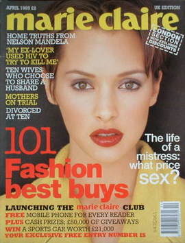 British Marie Claire magazine - April 1995