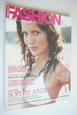 People In Fashion magazine - Sophie Anderton cover (Spring/Summer 2001)