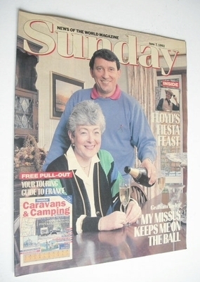 Sunday magazine - 7 June 1992 - Graham Taylor cover