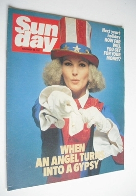 <!--1981-11-22-->Sunday magazine - 22 November 1981 - Fiona Fullerton cover
