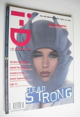 i-D magazine - Michelle Geddes cover (September 1991 - Issue 96)