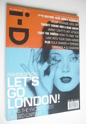 i-D magazine - Let's Go London cover (October 1996 - Issue 157)