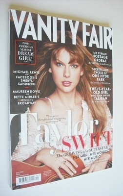 Vanity Fair magazine - Taylor Swift cover (April 2013)
