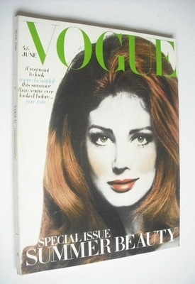 British Vogue magazine - June 1968 - Gayle Hunnicutt cover