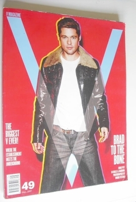 <!--2007-09-->V magazine - Fall 2007 - Brad Pitt cover
