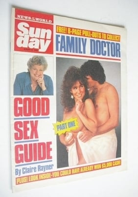 Sunday magazine - 14 August 1988 - Linda Lusardi cover
