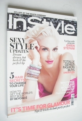 British InStyle magazine - January 2012 - Gwen Stefani cover