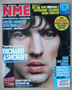NME magazine - Richard Ashcroft cover (7 January 2006)