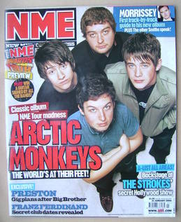 NME magazine - Arctic Monkeys cover (21 January 2006)