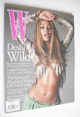 <!--2002-05-->W magazine - May 2002 - Beyonce cover