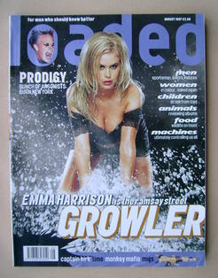 <!--1997-08-->Loaded magazine - Emma Harrison cover (August 1997)