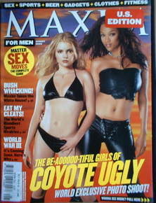 MAXIM magazine - Tyra Banks and Izabella Miko cover (August 2000 - US Edition)