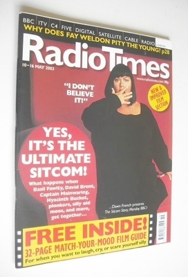 Radio Times magazine - Dawn French cover (10-16 May 2003)