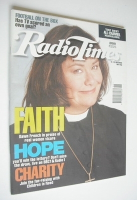 Radio Times magazine - Dawn French cover (19-25 November 1994)