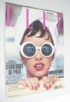 French Elle magazine - 16 August 1993 - Patricia Hartmann cover