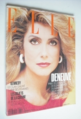 French Elle magazine - 6 May 1991 - Catherine Deneuve cover