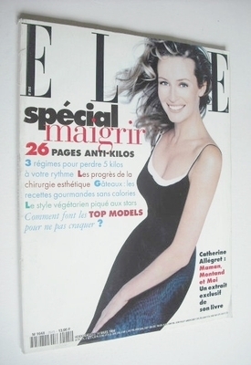 French Elle magazine - 14 March 1994 - Estelle Lefebure cover