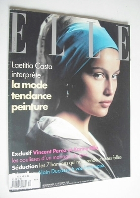 French Elle magazine - 21 December 1998 - Laetitia Casta cover
