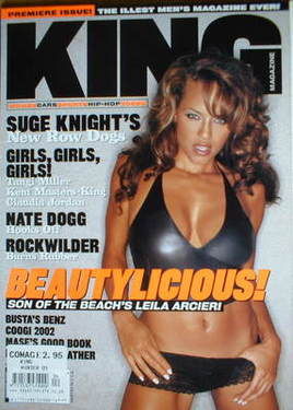 KING magazine - Leila Arcieri cover (Winter 2002 - 1st Issue - US edition)