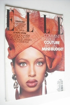 French Elle magazine - 1 March 1993 - Brandi Quinones cover