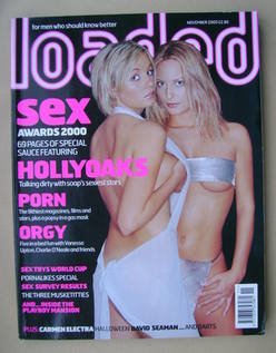 Loaded magazine - Elize Du Toit and Joanna Taylor cover (November 2000)