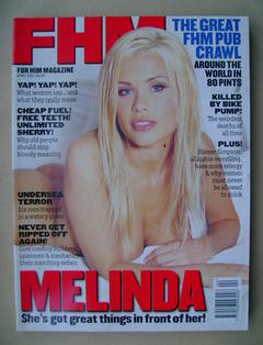 <!--1997-04-->FHM magazine - Melinda Messenger cover (April 1997)