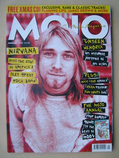 MOJO magazine - Kurt Cobain cover (January 2005 - Issue 134)