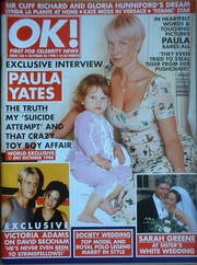 OK! magazine - Paula Yates & Tiger Lily cover (23 October 1998 - Issue 133)