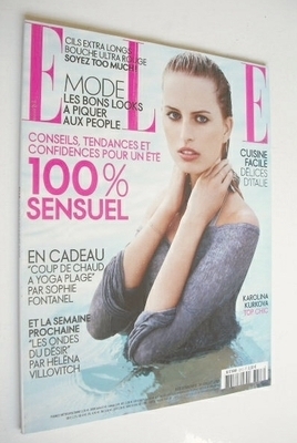 French Elle magazine - 30 July 2007 - Karolina Kurkova cover