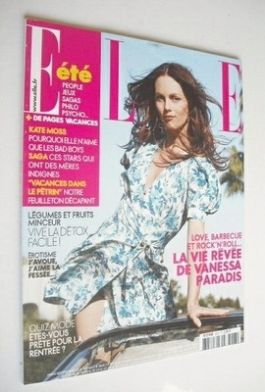 French Elle magazine - 9 August 2008 - Vanessa Paradis cover