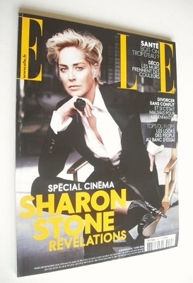 French Elle magazine - 19 May 2008 - Sharon Stone cover