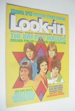 Look In magazine - The Bay City Rollers cover (27 April 1974)